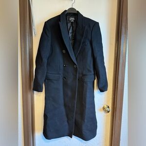 Zara Limited Edition Black Wool Coat